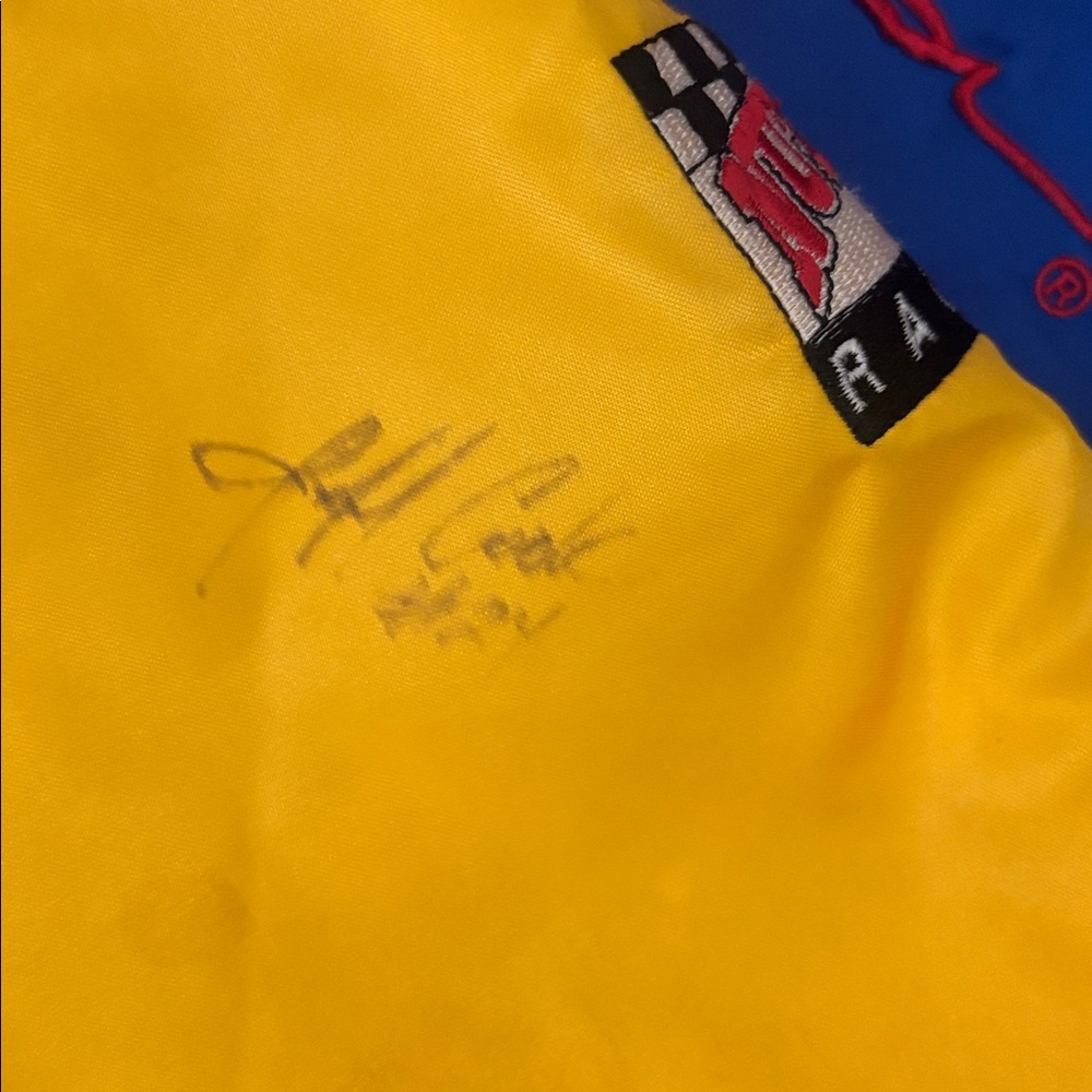 Nascar Blue and Yellow Jacket - Picture 8 of 12